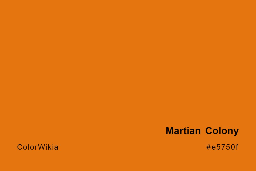 martian colony color e5750f