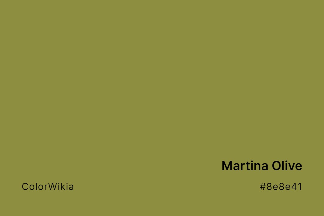 martina olive color 8e8e41