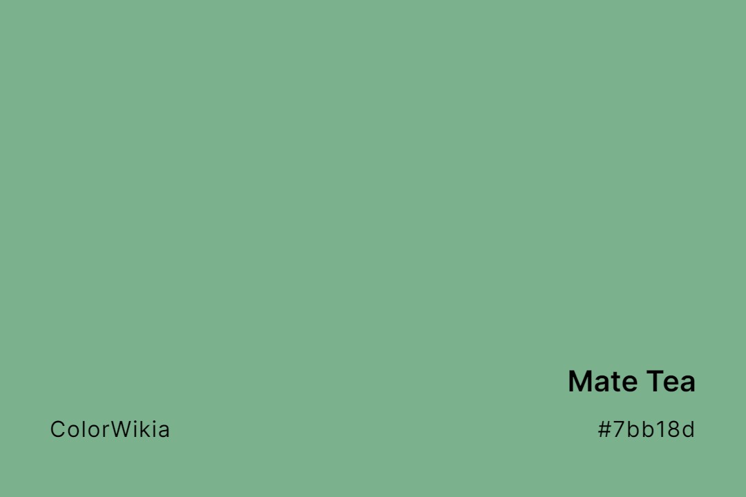 mate tea color 7bb18d
