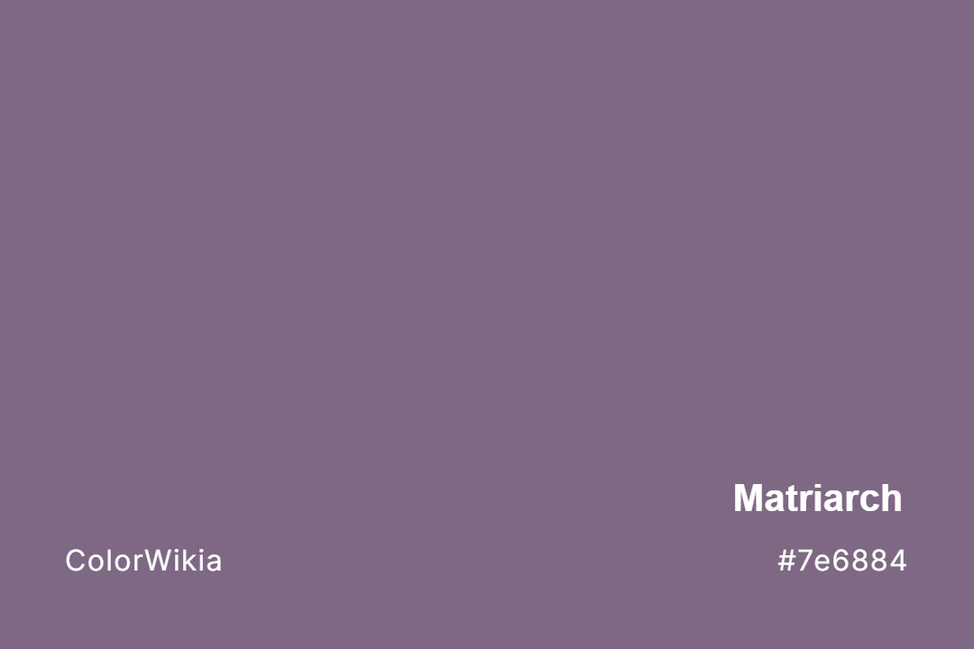 Matriarch Color – #7e6884: Codes and Complete Breakdown