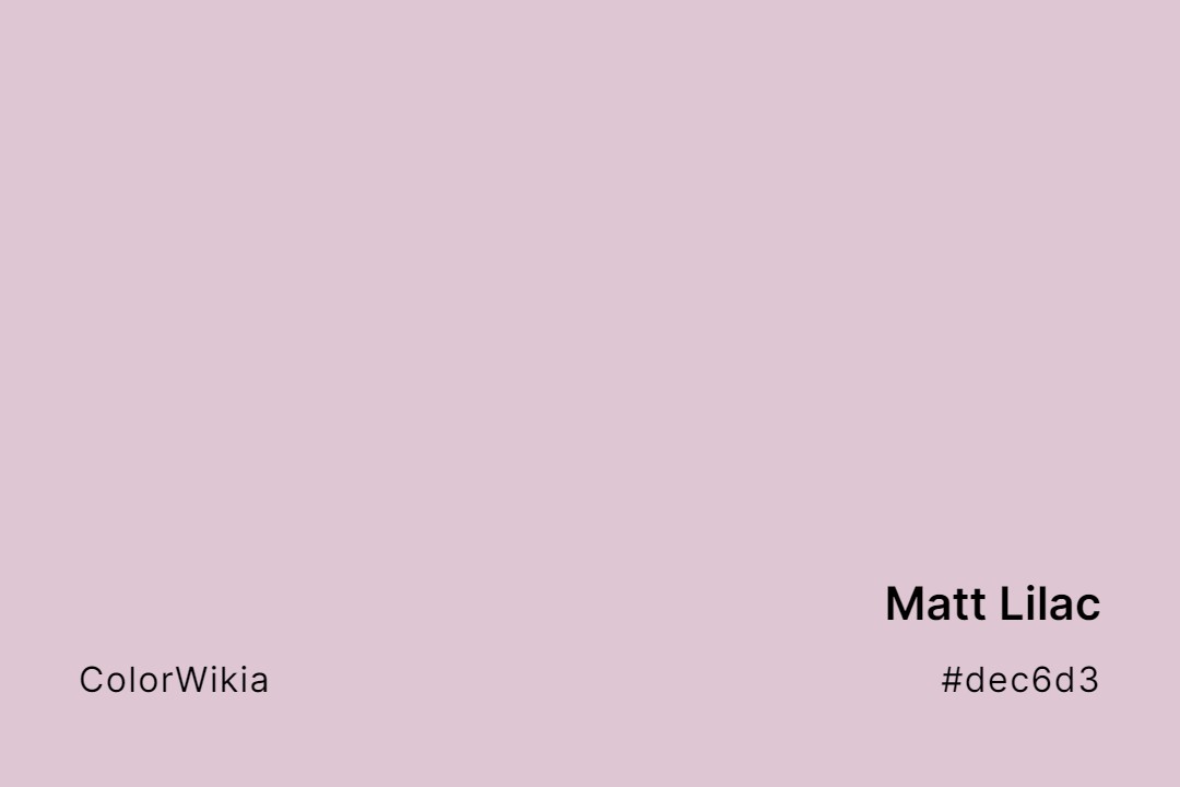 matt lilac color dec6d3