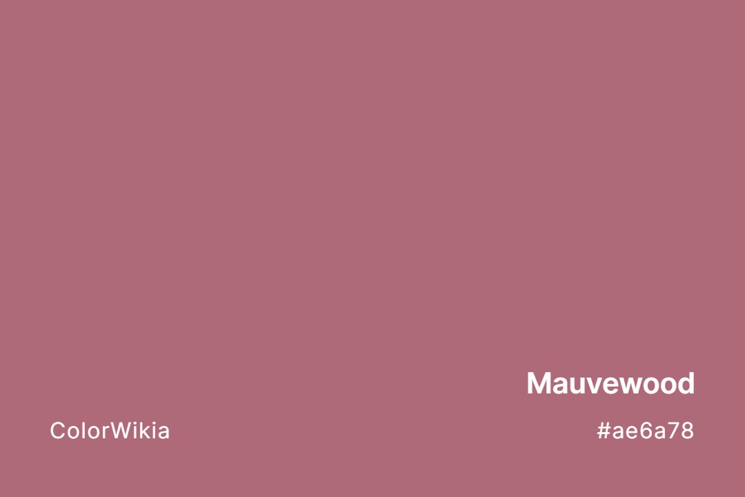 Mauvewood Color – #ae6a78: Codes and Complete Breakdown
