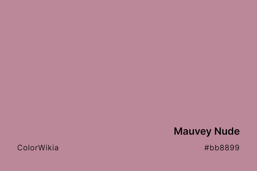mauvey nude color bb8899