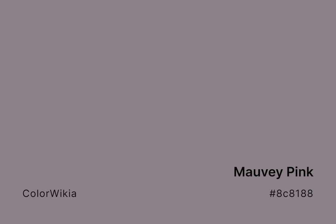 Mauvey Pink Color – #8c8188: Codes and Complete Breakdown