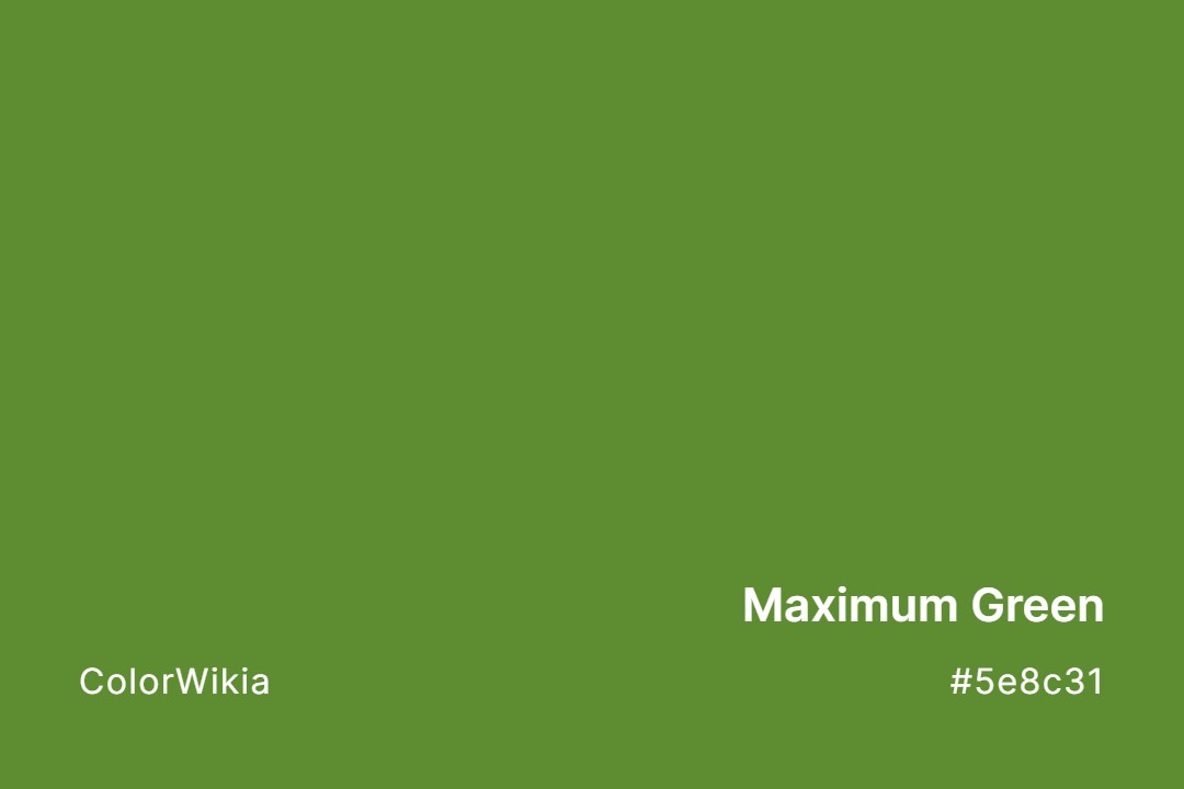 maximum green color 5e8c31