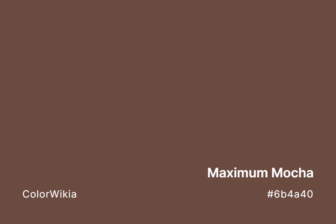 maximum mocha color 6b4a40