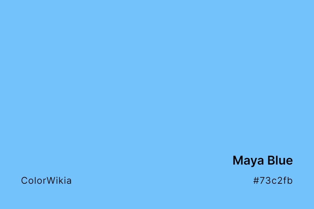 Maya Blue Color – #73c2fb: Codes and Complete Breakdown