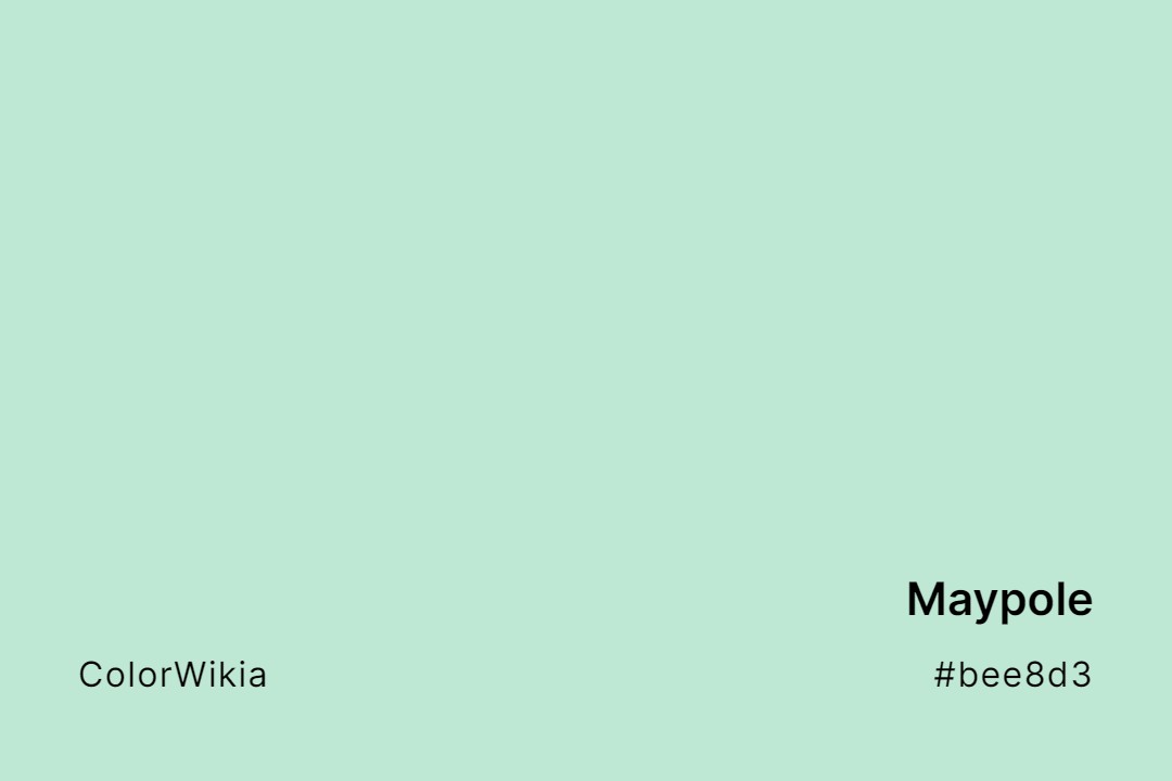 Maypole Color – #bee8d3: Codes and Complete Breakdown