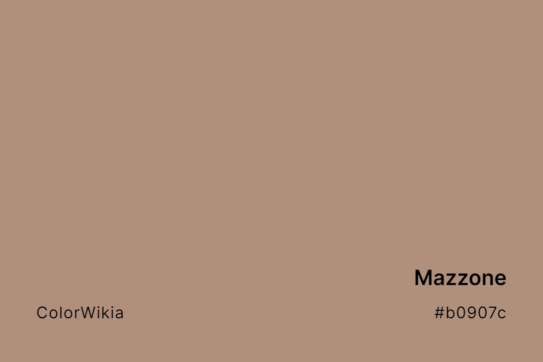 Mazzone Color – #b0907c: Codes and Complete Breakdown