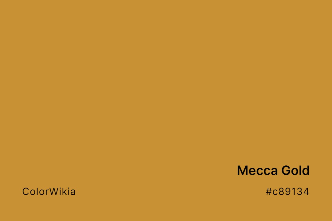 mecca gold color c89134