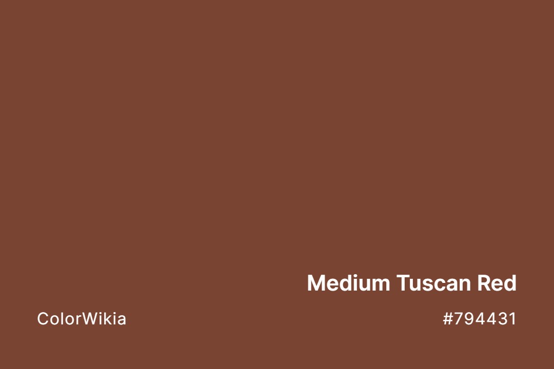medium tuscan red color 794431