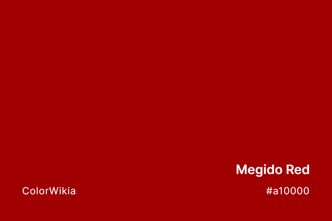 Megido Red Color – #a10000: Codes and Complete Breakdown