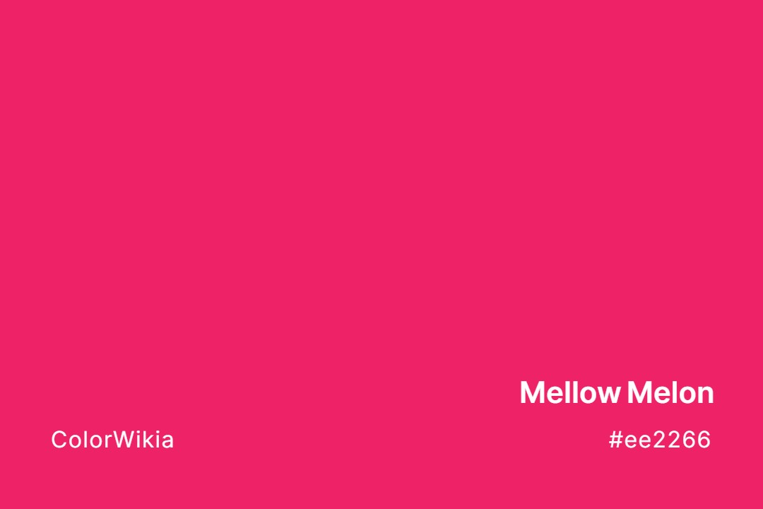 mellow melon color ee2266