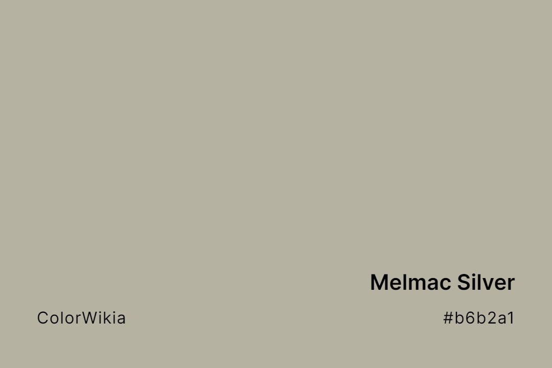Melmac Silver Color – #b6b2a1: Codes and Complete Breakdown