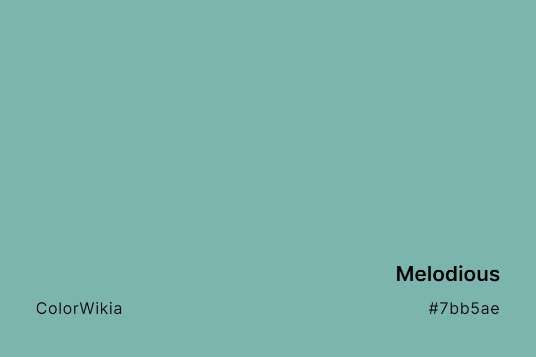 Melodious Color – #7bb5ae: Codes and Complete Breakdown