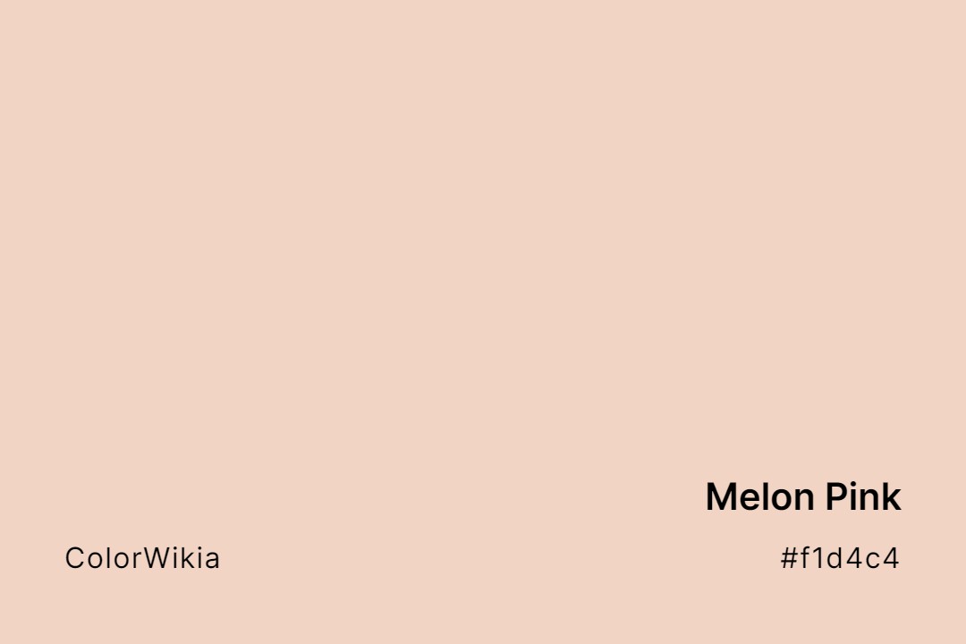 melon pink color f1d4c4