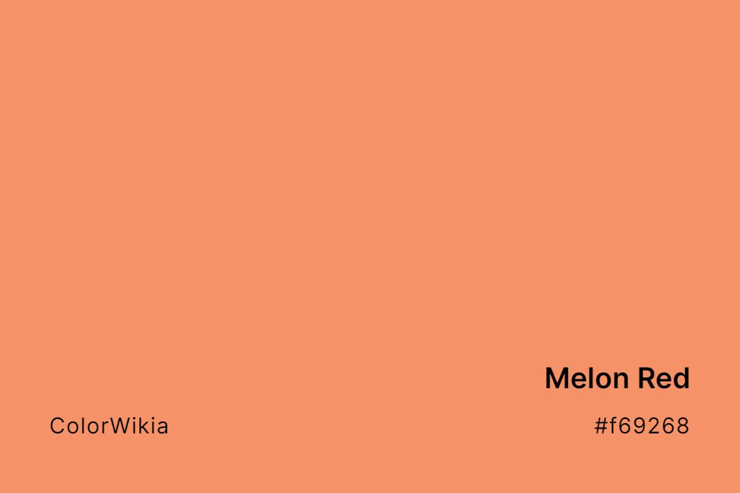 melon red color f69268