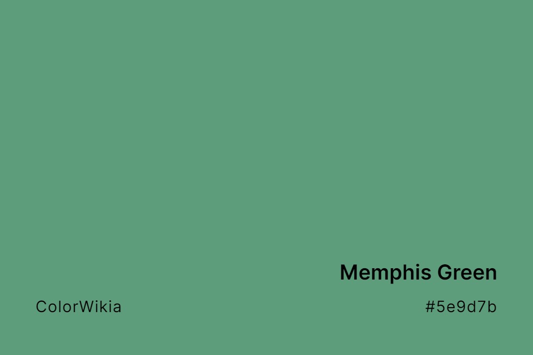 Memphis Green Color – #5e9d7b: Codes and Complete Breakdown