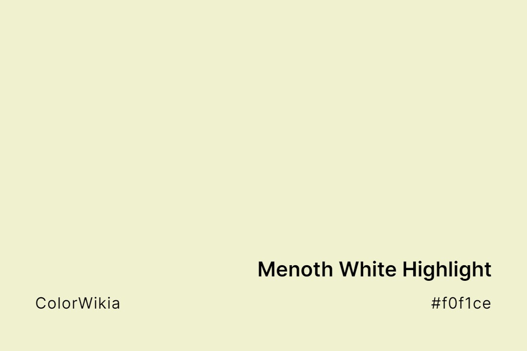 menoth white highlight color f0f1ce
