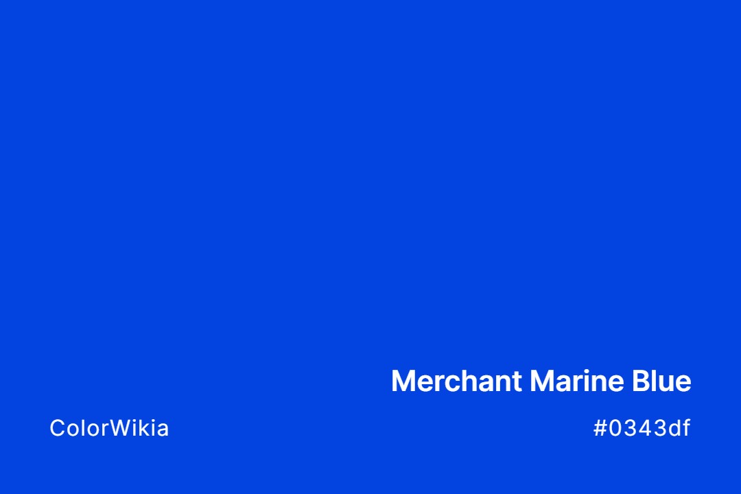 merchant marine blue color 0343df