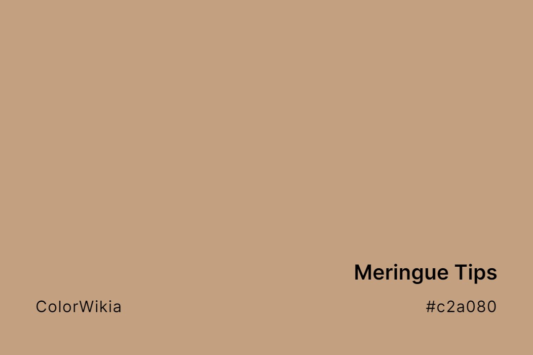 meringue tips color c2a080