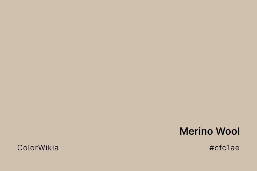 merino wool color cfc1ae
