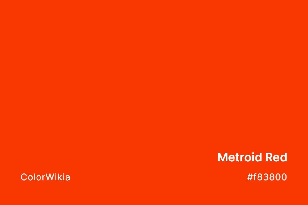 Metroid Red Color – #f83800: Codes and Complete Breakdown