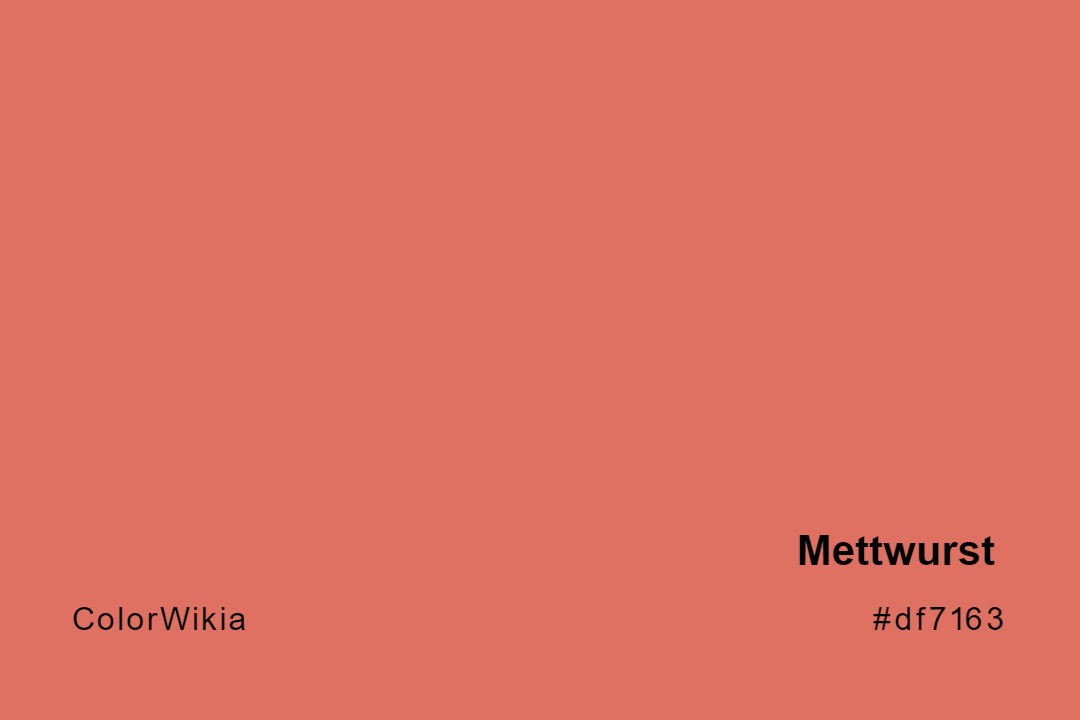 Mettwurst Color – #df7163: Codes and Complete Breakdown