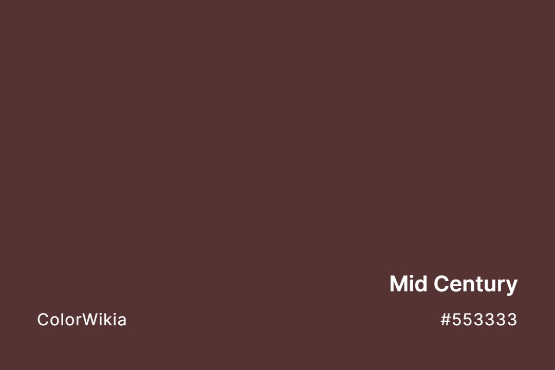 mid century color 553333