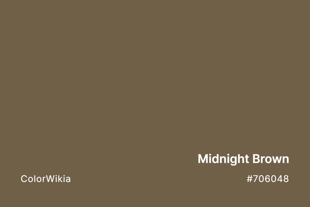 midnight brown color 706048