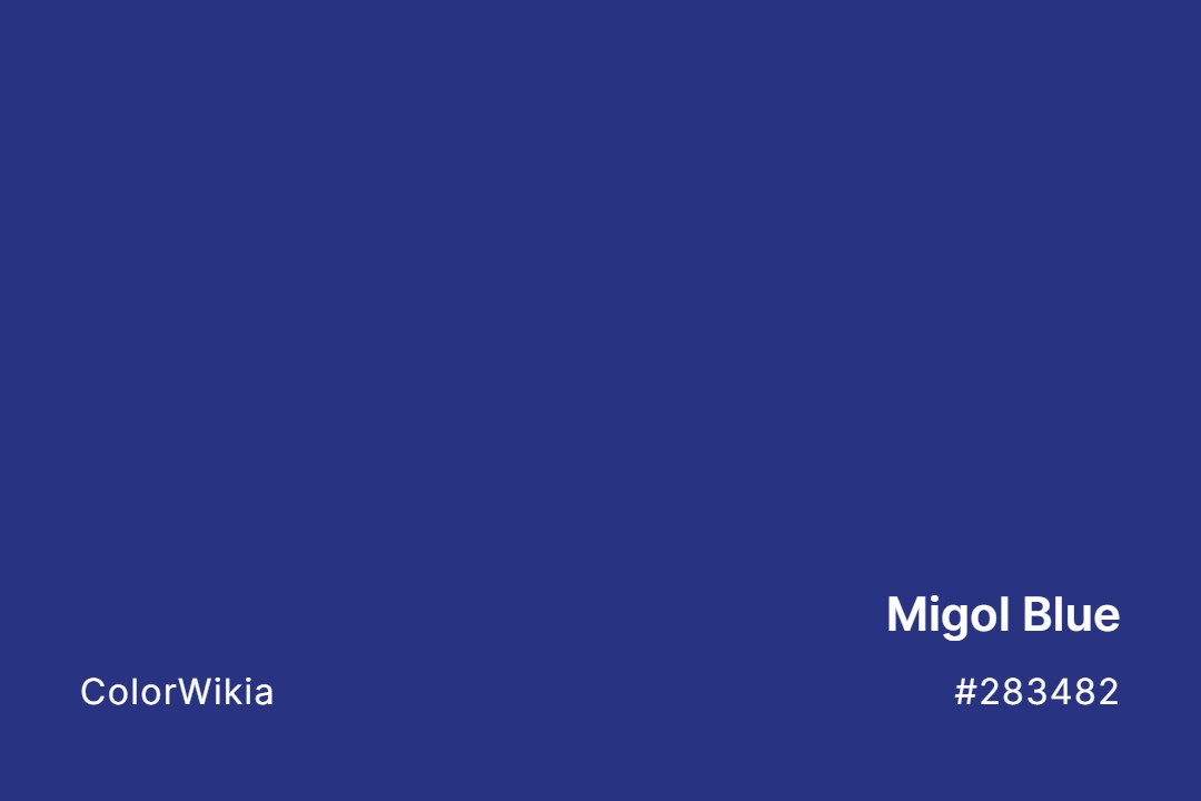 Migol Blue Color – #283482: Codes and Complete Breakdown