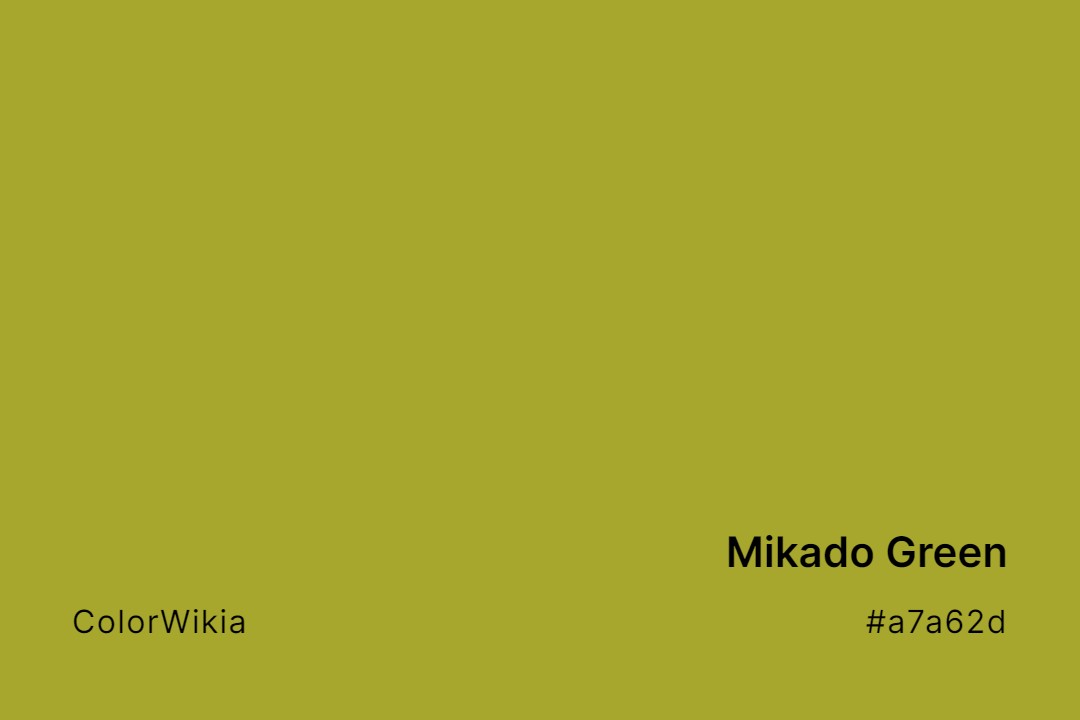 Mikado Green Color – #a7a62d: Codes and Complete Breakdown