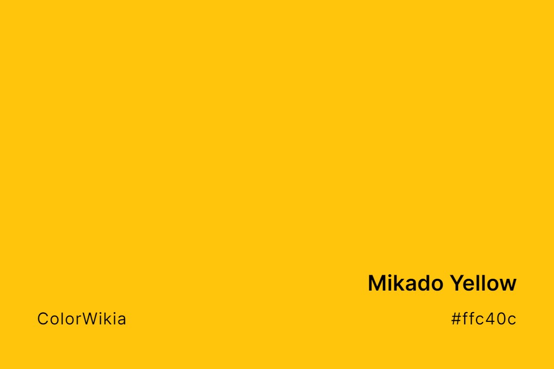 Mikado Yellow Color – #ffc40c: Codes and Complete Breakdown