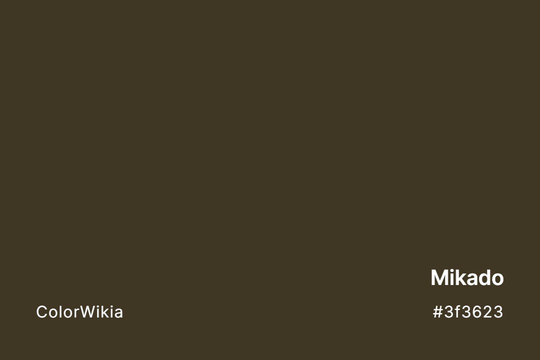 Mikado Color – #3f3623: Codes and Complete Breakdown