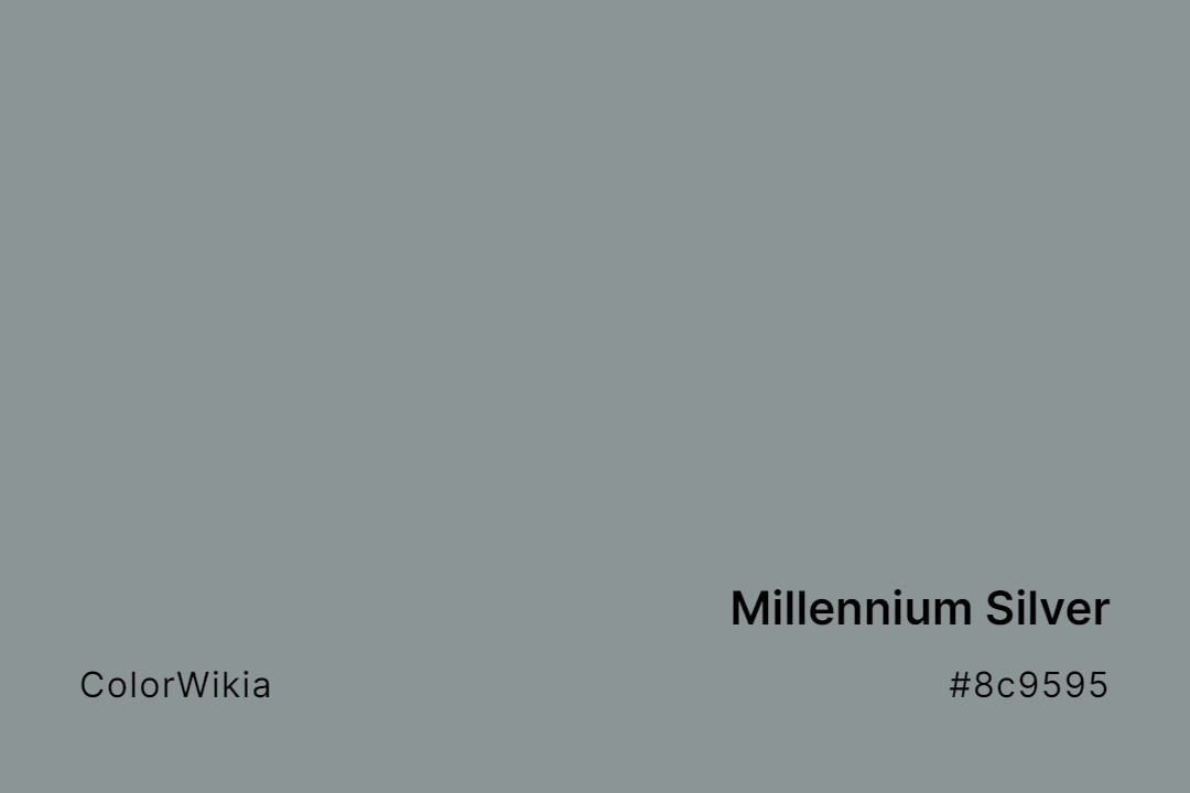 Millennium Silver Color – #8c9595: Codes and Complete Breakdown