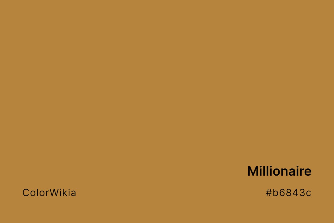 Millionaire Color – #b6843c: Codes and Complete Breakdown