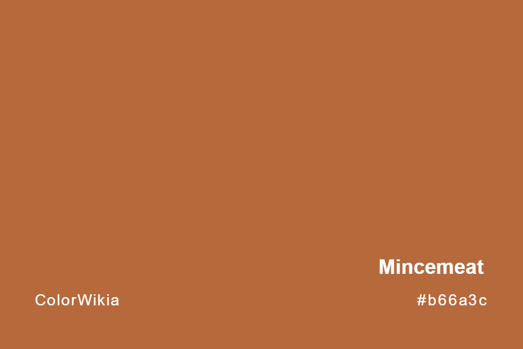 Mincemeat Color – #b66a3c: Codes and Complete Breakdown