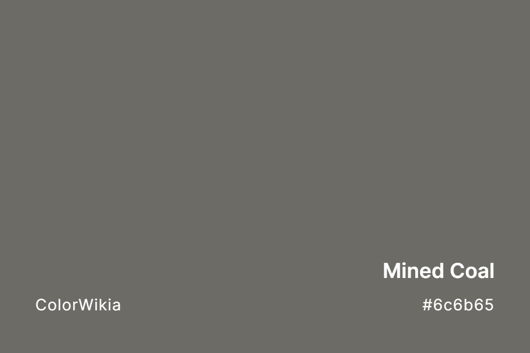 mined coal color 6c6b65