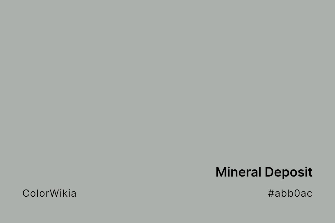 mineral deposit color abb0ac