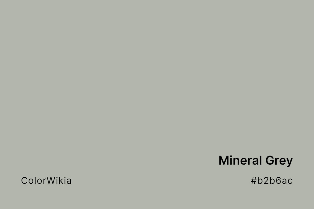 mineral grey color b2b6ac