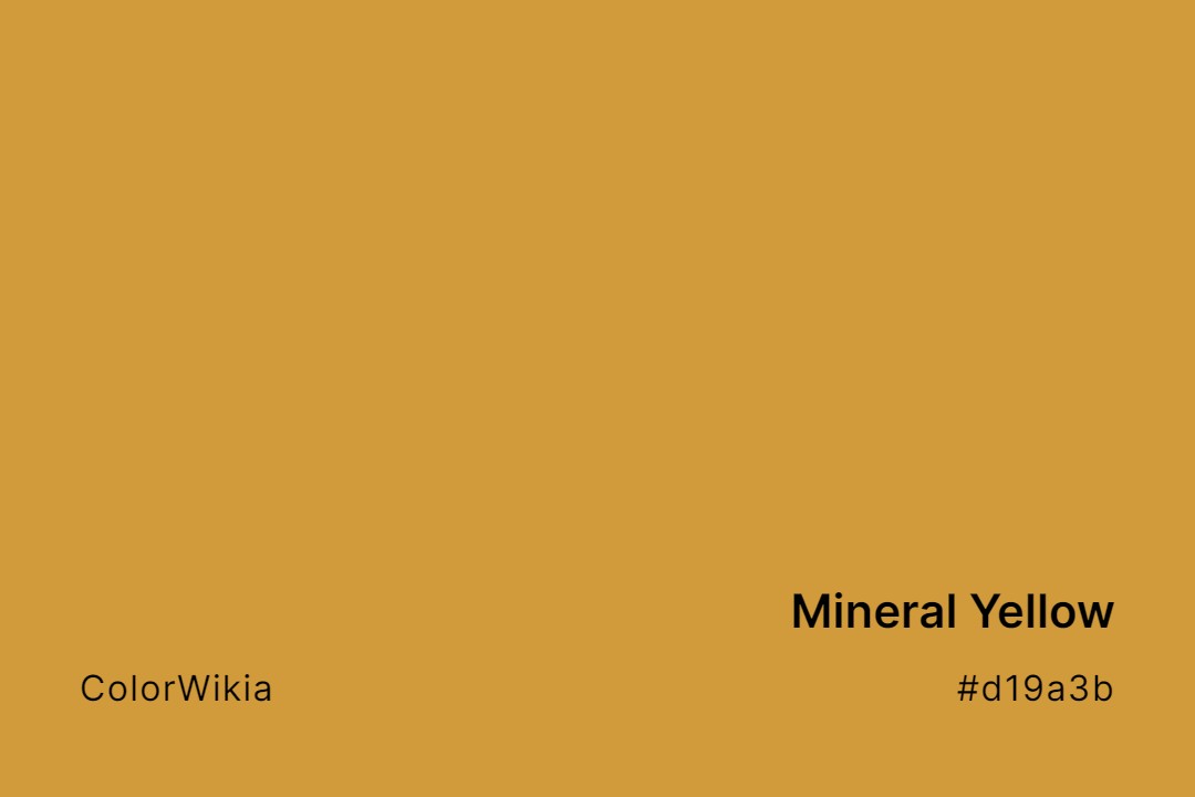 mineral yellow color d19a3b