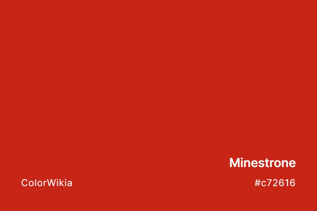 Minestrone Color – #c72616: Codes and Complete Breakdown