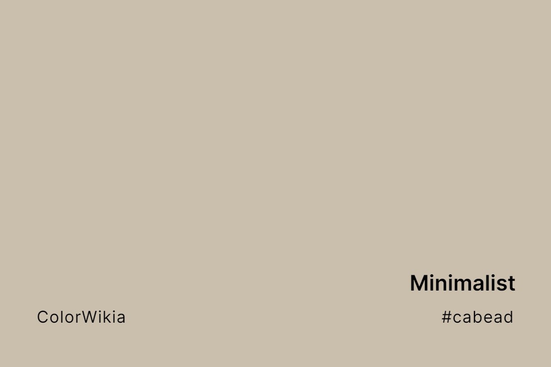 Minimalist Color – #cabead: Codes and Complete Breakdown