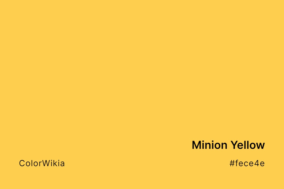 Minion Yellow Color – #fece4e: Codes and Complete Breakdown
