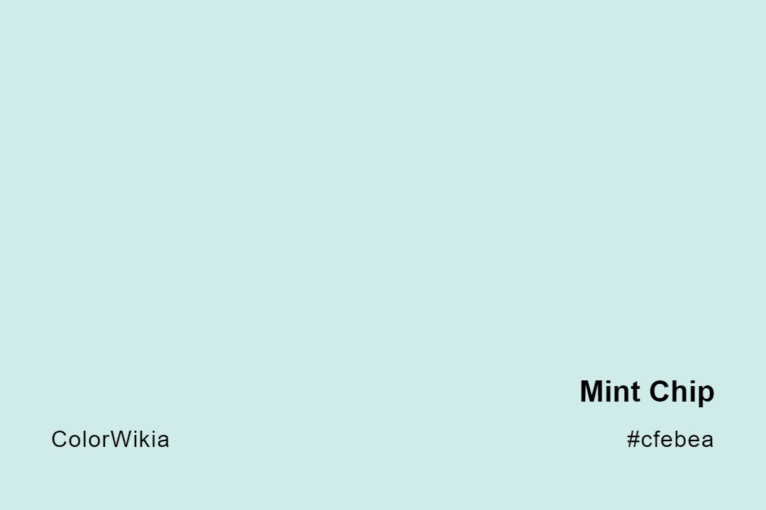 mint chip color cfebea