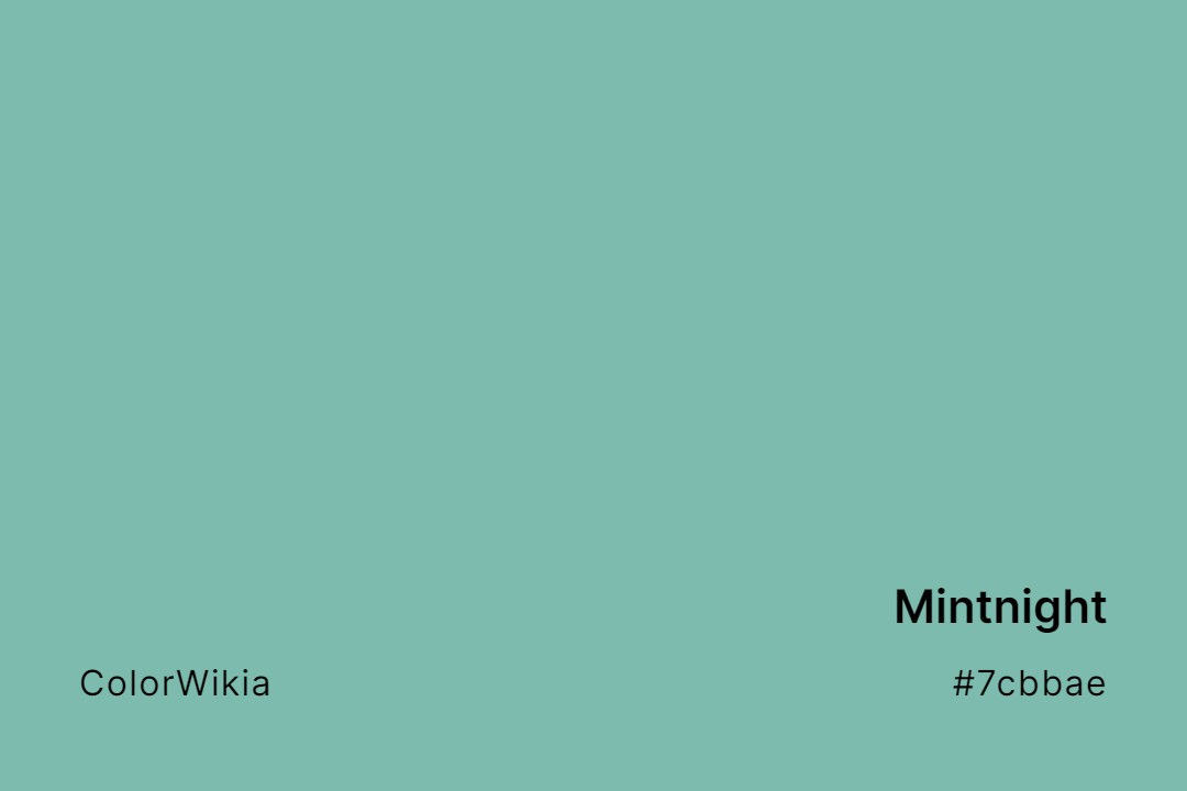 Mintnight Color – #7cbbae: Codes and Complete Breakdown