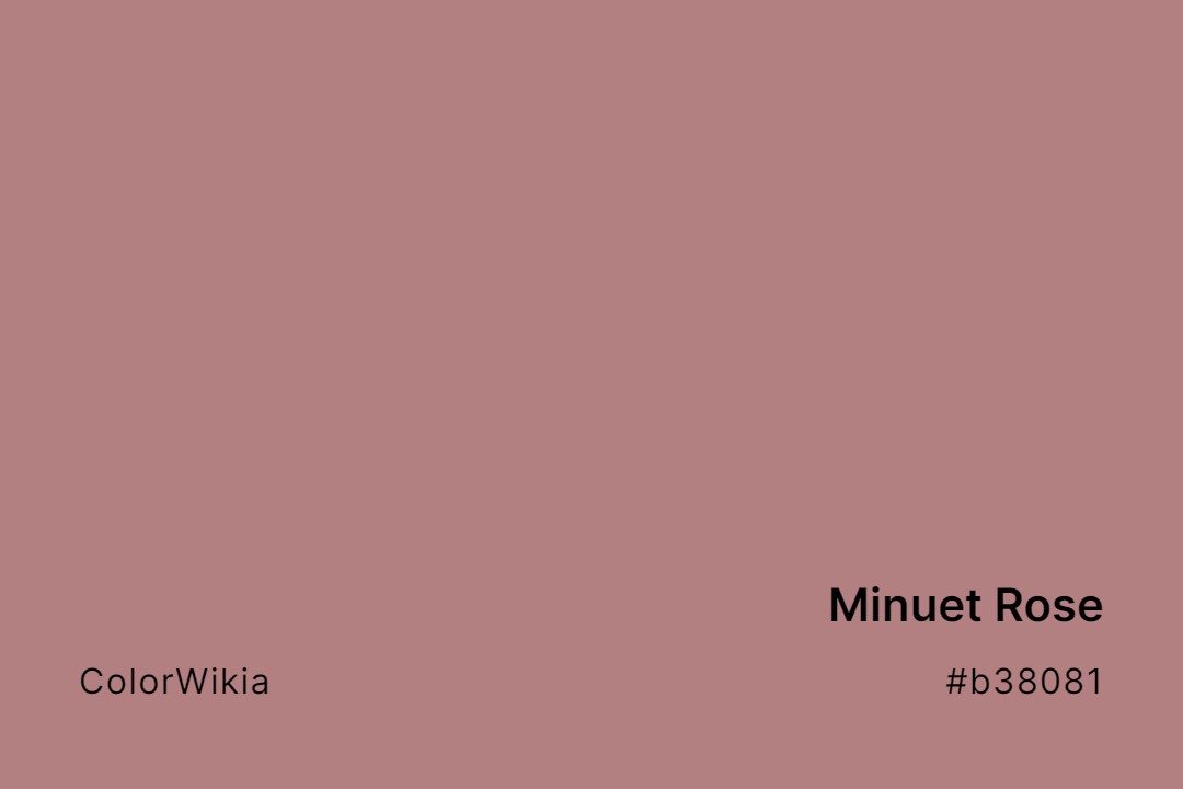 Minuet Rose Color – #b38081: Codes and Complete Breakdown