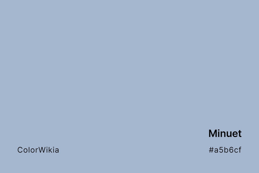 Minuet Color – #a5b6cf: Codes and Complete Breakdown