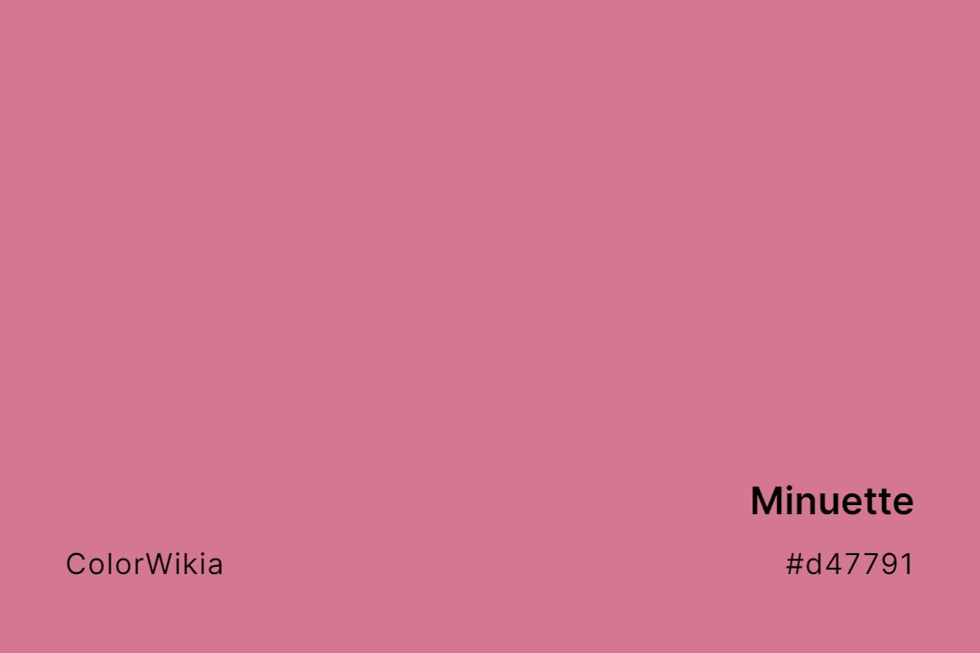 Minuette Color – #d47791: Codes and Complete Breakdown