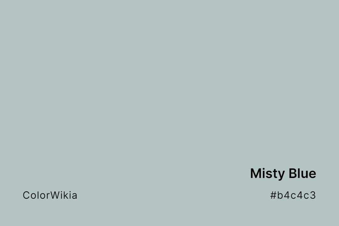 misty blue color b4c4c3